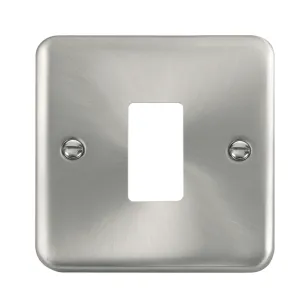 1 Gang GridPro Frontplate - Satin Chrome