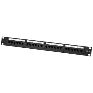 19 inch 1U UTP CAT5e 24-port Patch Panel