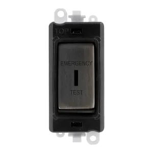 GRIDPRO 20AX DOUBLE POLE 'EMERGENCY TEST' KEY SWIT
