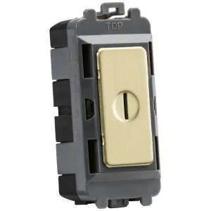 20AX 2 way SP key module - brushed brass