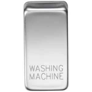 Switch cover "marked WASHING MACHINE" - polished c
