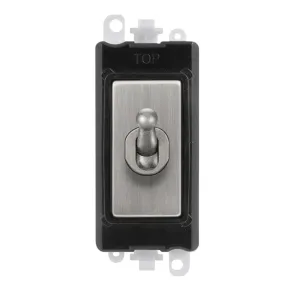 20AX Double Pole Toggle Switch Module - Black - St