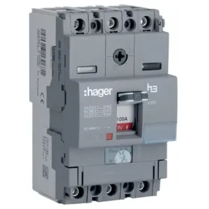 MCCB h3 x160 TM 3x100A 18kA