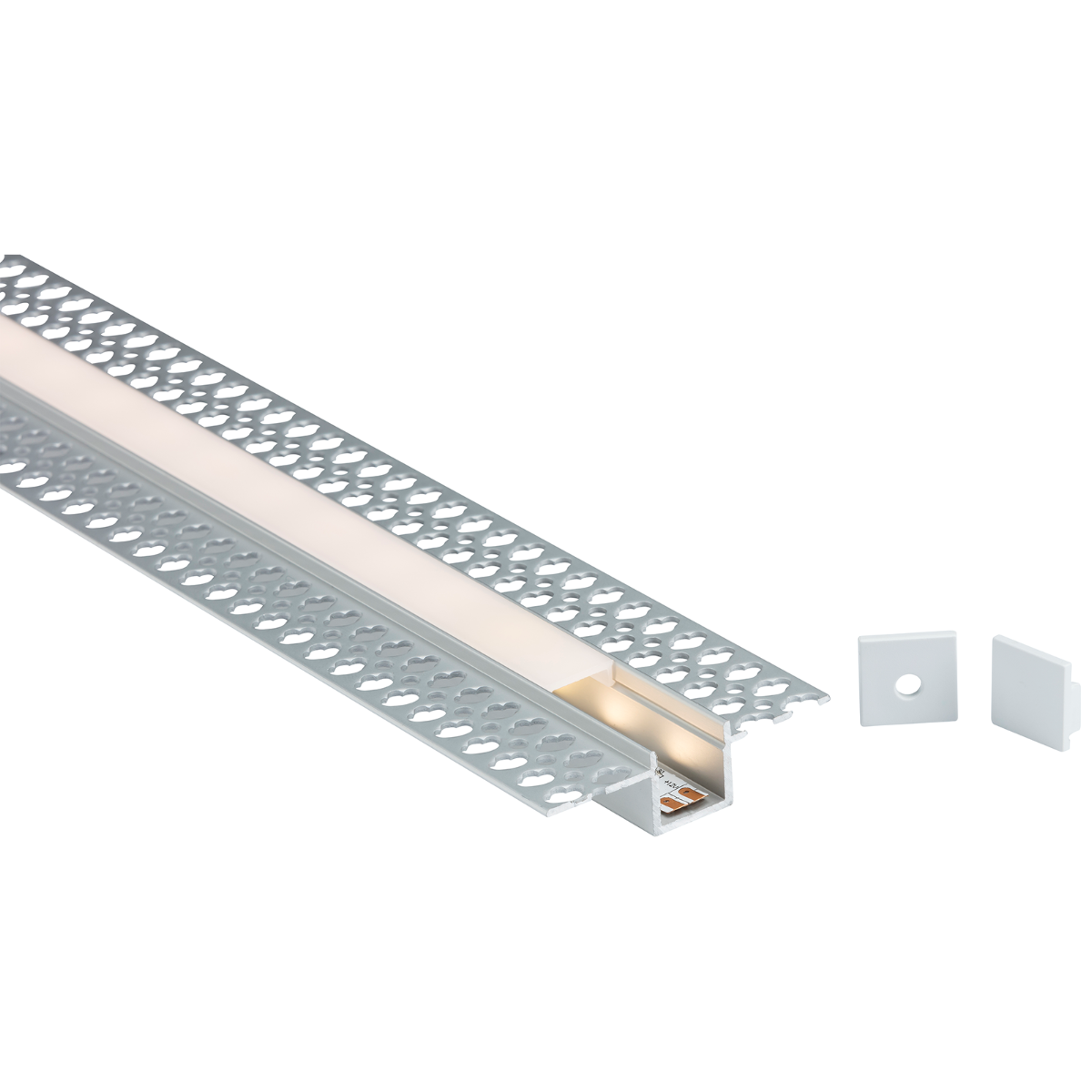 2M Aluminium Profile - Plaster-in Recessed
