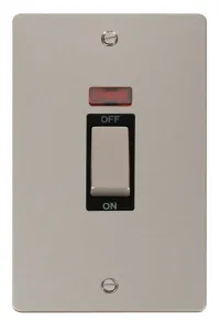 Define - 50A 2 Gang Double Pole Switch With Neon (