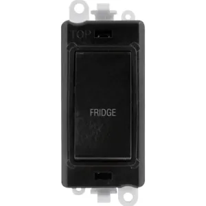 20AX Double Pole Switch Module - Black - Fridge