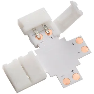 12V / 24V LED Flex 4-way connector - Single Colour