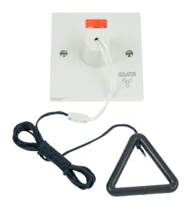 10A 3 Pole Pull-cord Fan Isolation Switch with Gre