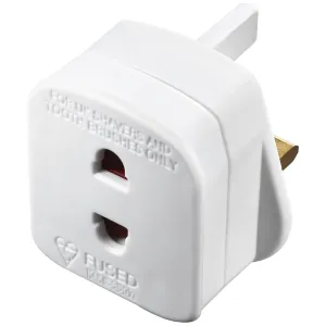 1A SHAVER ADAPTOR WHITE