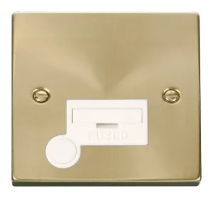 13A Fused Connection Unit With Flex Outlet - White