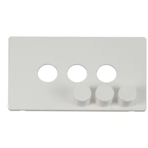 3G DIMMER SW PLATE  - MW
