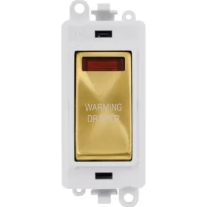 20AX Double Pole Switch With Neon Module - Polar W