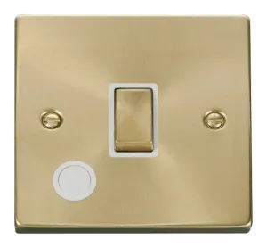 20A 1 Gang DP 'Ingot' Switch With Flex Outlet - Wh