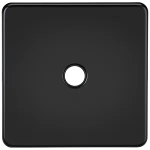 20A Flex Outlet Plate - Matt Black
