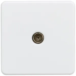 TV outlet (Non-Isolated) - Matt white