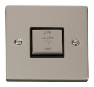 10A INGOT 3 POLE FAN ISOLATION PLATE SWITCH