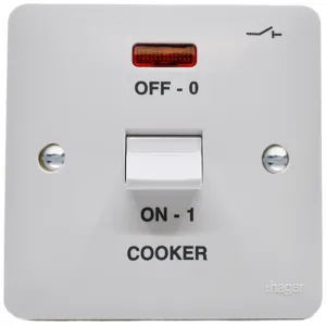 50A DP SWITCH WITH LIGHT MKD COOKER