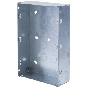 FLUSH METAL BOX ALLOWING EURO MODULES TO BE FITTED