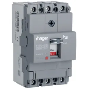 MCCB h3 x160 TM 3x25A 40kA
