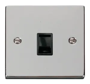Single RJ11 Socket  (Ireland/USA) - Black