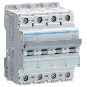 MCB 4P 10kA/15kA D-2A 4M
