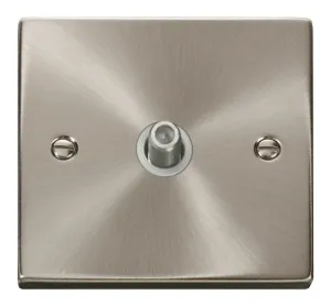 1 Gang Satellite Socket Outlet - White