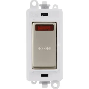 20AX Double Pole Switch With Neon Module - Polar W