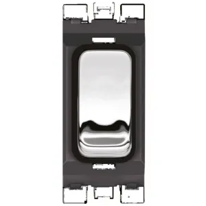20A 1W DP SW POLISHED STEEL BLACK