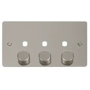 FPPN 3 GANG DOUBLE DIMMER PLATE & KNOBS
