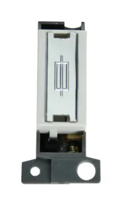 13A Fused Ingot FCU Modul - White - Chrome