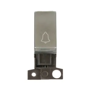 1 Way Retractive Ingot 10A Switch 'Bell' - Stainle