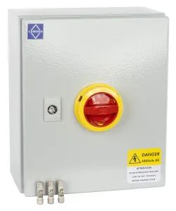 LEWDEN Steel fused switch 32A 4P AC23