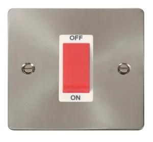 Define - 50A 1 Gang Double Pole Switch - Red Rocke