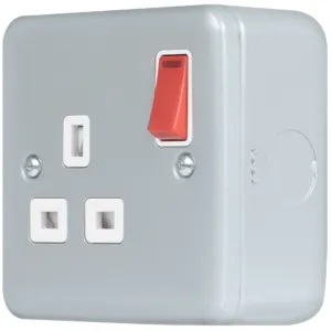 METAL CLAD PRO 13A 1 GANG DOUBLE POLE SAFETY SHUTT