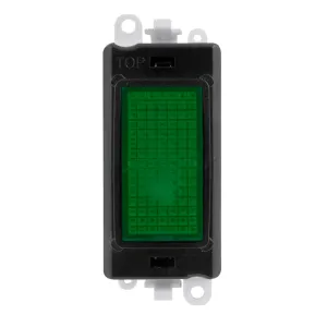 240V~ Green Indicator Module - Black