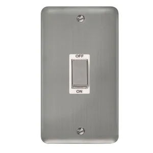 Deco Plus - 50A 2 Gang Double Pole Switch (Vertica