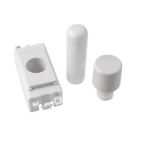 1 Module Dimmer Mounting Kit - White
