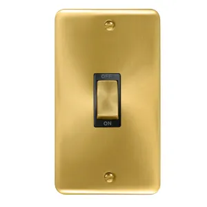Deco Plus - 50A 2 Gang Double Pole Switch (Vertica