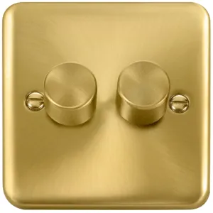 2 Gang 2 Way 400Va Dimmer Switch