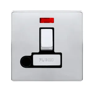 13A INGOT SWITCHED FUSED CONNECTION UNIT WITH NEON