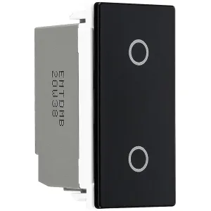 EURO MODULE TOUCH LED DIMMER, MASTER, BLACK