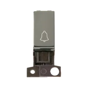 1 Way Retractive Ingot 10A Switch 'Bell' - Black N