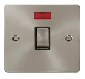 Ingot 20A 1 Gang DP Switch  + Neon  - Black
