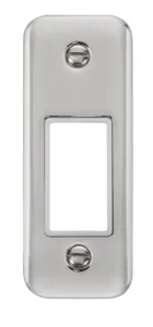 1 Gang MiniGrid Unfurnished Architrave Plate - 1 A