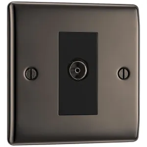 NEXUS METAL BLACK NICKEL SINGLE ISOLATED SOCKET FO