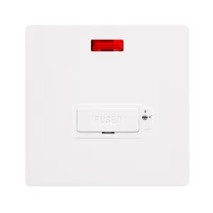 13A LOCKABLE  FUSED CONNECTION UNIT WITH NEON - ME