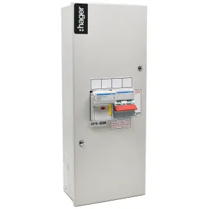 4Mod Metal Unit 1x100A +80A Fuse cw door