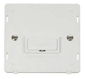 13A Fused Connection Unit Insert - White