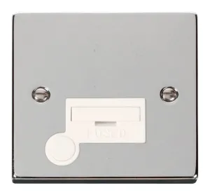 13A Fused Connection Unit With Flex Outlet - White