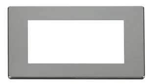 2 GANG QUAD NEW MEDIA COVER PLATE